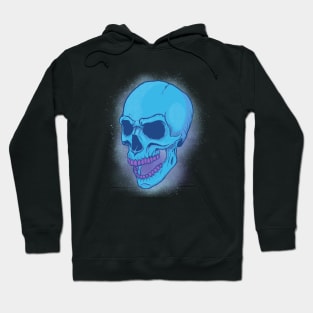 Blue Skull Hoodie